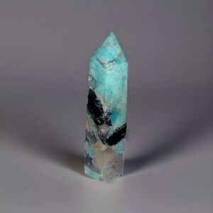 Natural Amazonite Tower Point Quartzs Crystal Wand Healing Reiki Stone